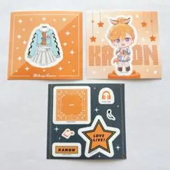 澁谷かのん 渋谷モディ ステッカーシート3枚セット