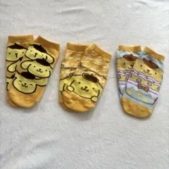 ポムポムプリン 靴下 レディース ソックス Sanrio 美品 約23~25㎝