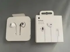 Apple ホワイト ジャック 有線イヤホン　純正 ライトニング イヤホン