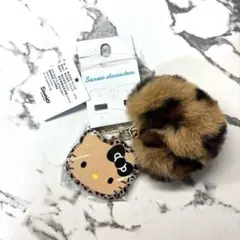 ハローキティ ヒョウ柄 ミラーチャーム