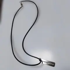 KING ARTHUR ブラックレザー ネックレス