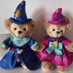 ダッフィー シェリーメイ ぬいぐるみバッジ　10周年　ハピネス