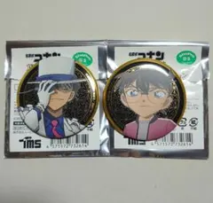名探偵コナン 100万ドルの五稜星 缶バッジ コレクション コナン 怪盗キッド