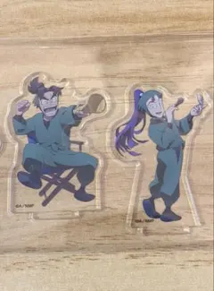 忍たま乱太郎　アクリルジオラマ　アクリルスタンド　潮江文次郎　立花仙蔵