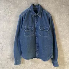 Ralph Lauren SPORTS デニムシャツ　長袖　サイズ9号　M程