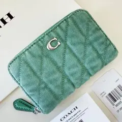 未使用✨COACH ピローキルティング コインケース カードケース ミニ 