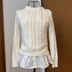 ケーブルニット