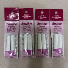 Sewline Fabric Glue Pen Refills 4本セット