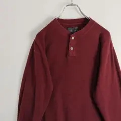 ARMY NAVY ヘンリーネック 長袖シャツ ロンT サーマルシャツ