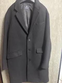 nano universeブラック チェスターコート