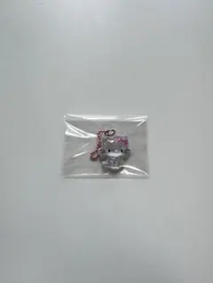ハローキティ チャーミーキティクリアマスコット めじるしアクセサリー　ストラップ