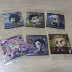 鬼滅の刃 ホログラムステッカー 6枚セット