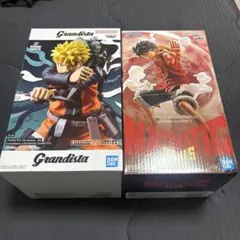 Grandista 鳴人與魯夫 模型套組 景品