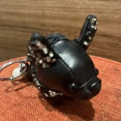 フレンチブルドッグ キーホルダー チャーム ブラック