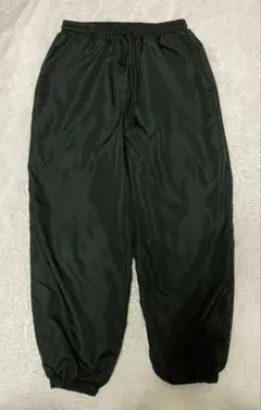 しまむら レディース シャカシャカ 裏フリースパンツ L 黒