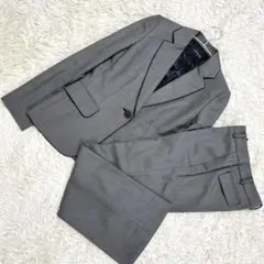 【極美品】イエーガー グレー スーツ上下セット ウール100％ Mサイズ
