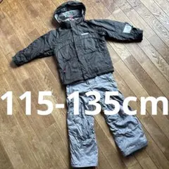 スキーウェア スノーボードウェア 115cm～135cm ブラック グレー