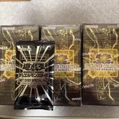 遊戯王リミットオーバーコレクションヒーローズ シュリンク付3BOXプロモパック付