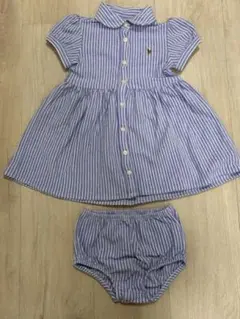 値段下げました！Ralph Lauren ストライプ ワンピース 80