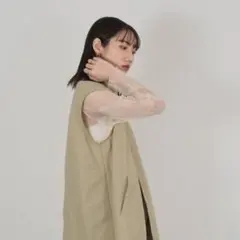 lawgy ラウジー see through lace tops アイボリー