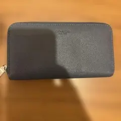 COACH ネイビー レザー 長財布のサムネイル
