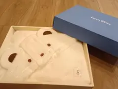 familiar ファミちゃん　ポンチョ型バスタオル ホワイト　おくるみ