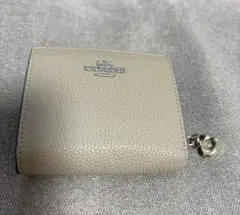 COACH 二つ折り財布 ベージュ