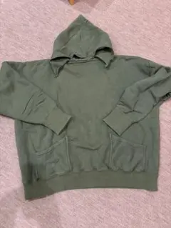 【古着】THREEFACE AND LOCK HOODIE GREEN