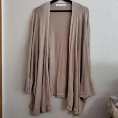 ZARA ザラ　ベージュ オープンフロントカーディガン 長袖 ZARA