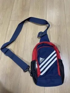 adidas キッズ ボディバッグ ワンショルダー 紺のサムネイル