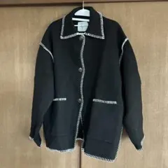 ☆新品☆ FREAK'S STORE ブランケットステッチニットジャケット