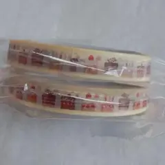 新品 2個　mt large core　強粘着 マスキングテープ　ケーキ　いちごのサムネイル
