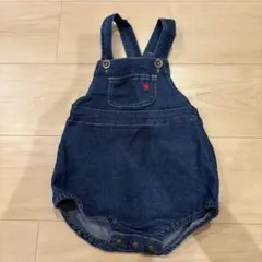 【birthday】ベビー デニム オーバーオール 80cm