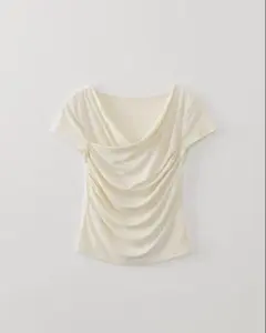 OHOTORO 2way Shirring Half Top 半袖 Tシャツ - メルカリ