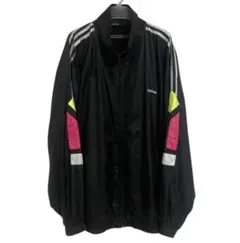 超レア adidas ナイロンジャケット 80s ビンテージ 万国旗タグ