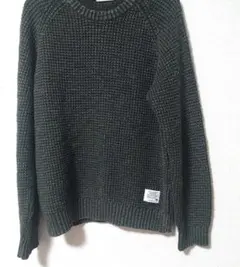 ベイフロー　サイズ2 (s) ダークグリーン ニットセーター