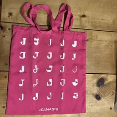 JEANASIS ピンク トートバッグのサムネイル