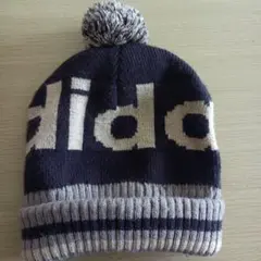 adidas ポンポン付きニット帽 OSFX