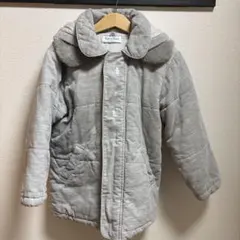 お値下げ✨ファミリア⭐️familiar グレー 中綿コート 120