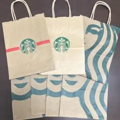 【匿名配送】スターバックス 紙袋 クリスマス 9枚まとめ売り