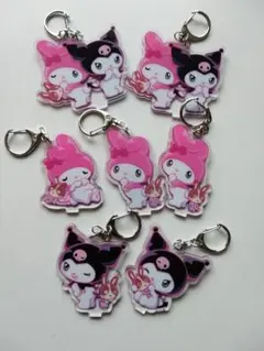 新品　宇佐美　マイメロディ クロミ　アクリルキーホルダー　7個セット