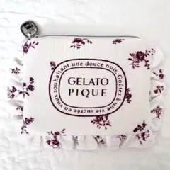 GELATO PIQUE 花柄フリル　ティシュポーチ