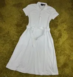 【現行　美品】ポロラルフローレン　ポロシャツ ベルト　ワンピース SP