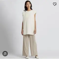 UNIQLO ドレープフレンチスリーブチュニック