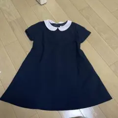 B:MING by BEAMS ネイビー 半袖ワンピース 110