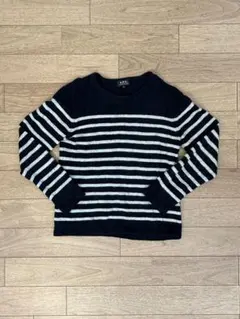 A.P.C. ストライプセーター ネイビー/ホワイト　xs