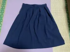 Grove ネイビー フレアスカート 上品 きれいめ