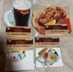 コメダ珈琲店一番くじ　メモ　ステッカー5枚セット おまけジッパーバッグ