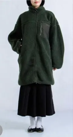 WILD THINGS×k3 フリースボアコート ブラック WILD THINGS×k3 フリースボアコート ブラック