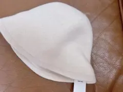 WEGO 白モヘアウールバケットハット 帽子 新品タグ付き